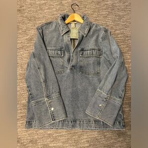 Oversized Jean shirt